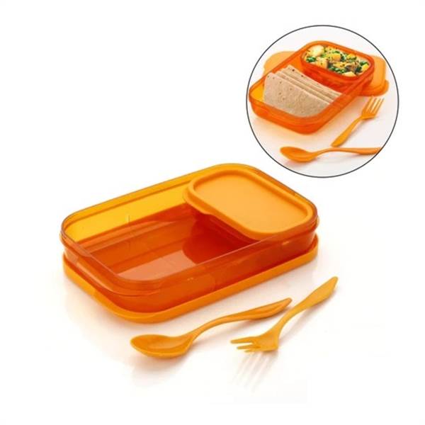 Seal Rectangular 2 Containers Lunch Box